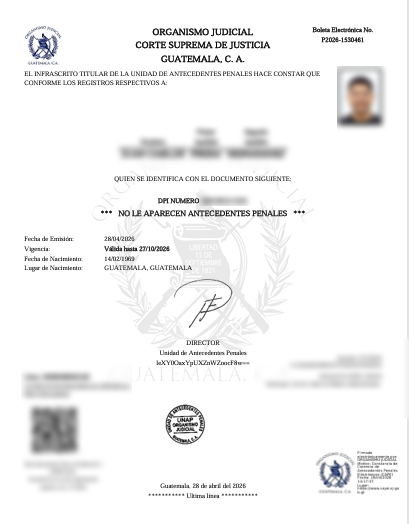 Ejemplo censurado de constancia observada